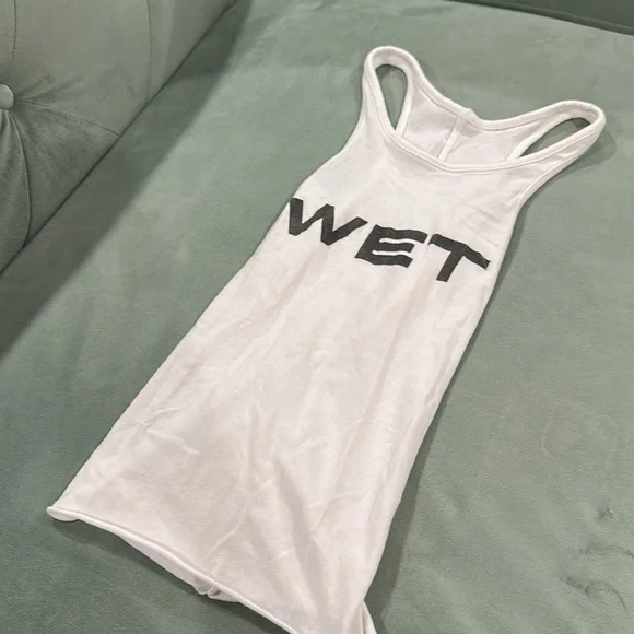 Authentic wet tank White Sleeveless Top - Picture 2 of 4